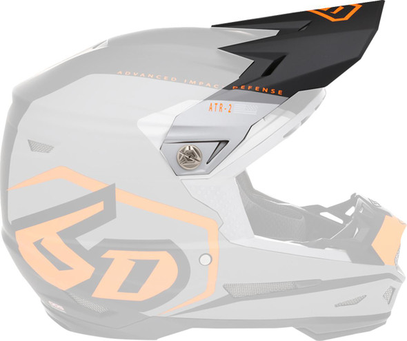  6D HELMETS ATR-2 Visor - Delta - Neon Orange 72-6123 