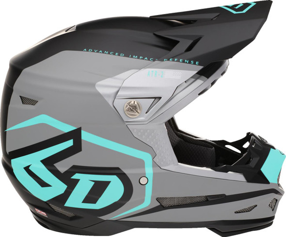  6D HELMETS ATR-2 Helmet - Delta - Teal - Large 12-3407 