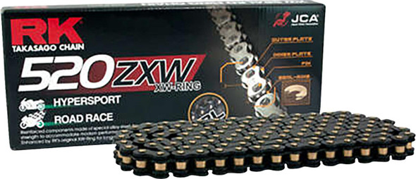  RK 520 ZXW - Drive Chain - 120 Links - Black Scale BL520ZXW-120 