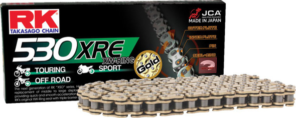  RK 530 XRE - Drive Chain - 150 Links - Gold GB530XRE-150 