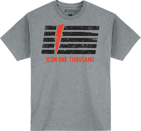  ICON Invasion Stripe* T-Shirt - Gray - Medium 3030-23479 