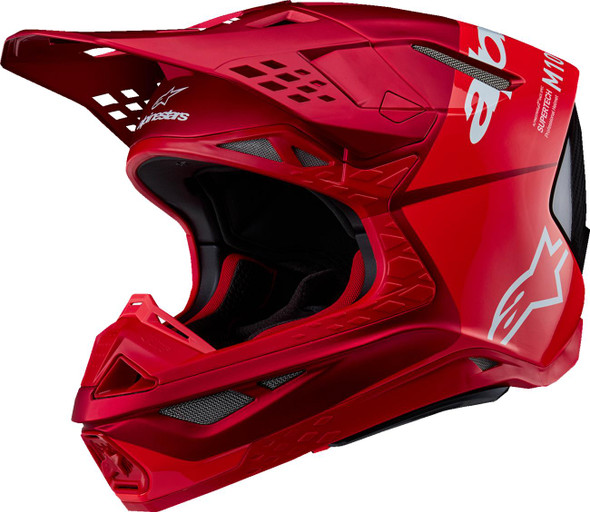  ALPINESTARS Supertech M10 Helmet - Flood - MIPS - Red Fluo/Red - 2XL 8301023-3003-2X 
