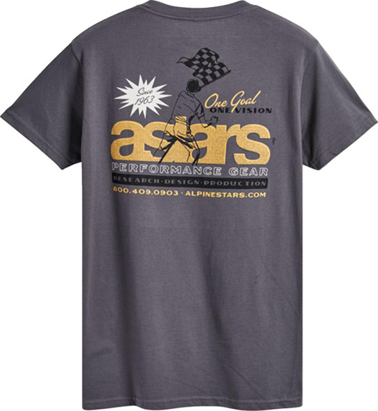  ALPINESTARS Flagged T-Shirt - Charcoal - Large 12337215018L 