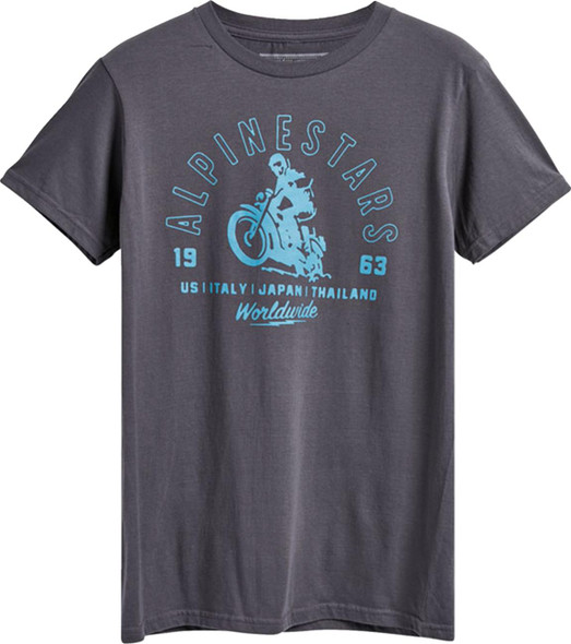  ALPINESTARS Los Sander T-Shirt - Charcoal - Medium 12337212018M 