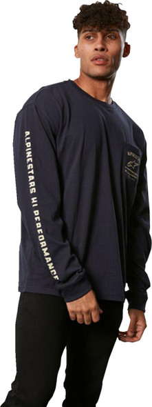  ALPINESTARS REP Long-Sleeve T-Shirt - Dark Navy - Large 123371400701L 