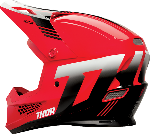 THOR Sector 2 Helmet - Carve - Red/White - 3XL 0110-8111