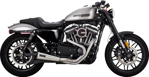  VANCE & HINES 2-into-1 Upsweep Exhaust System - Stainless Steel 27637 