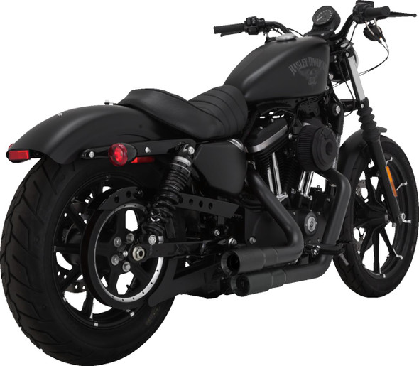  VANCE & HINES Mini Grenades Exhaust System - Matte Black 46884 