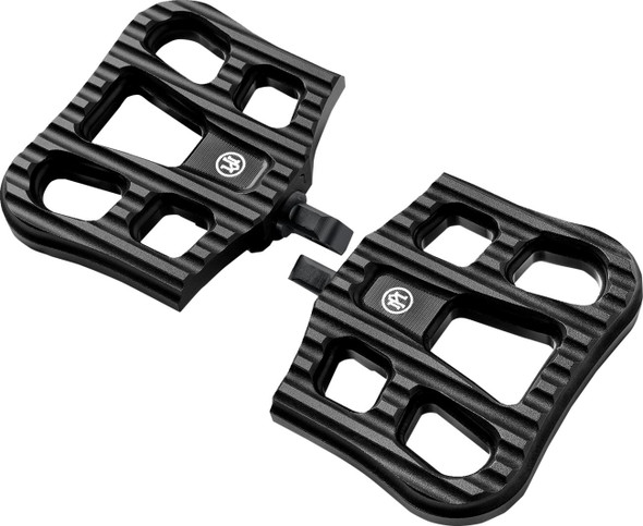  PERFORMANCE MACHINE (PM) Drifter Floorboards - Passenger - Black Ops - FL 0036-1026-SMB 