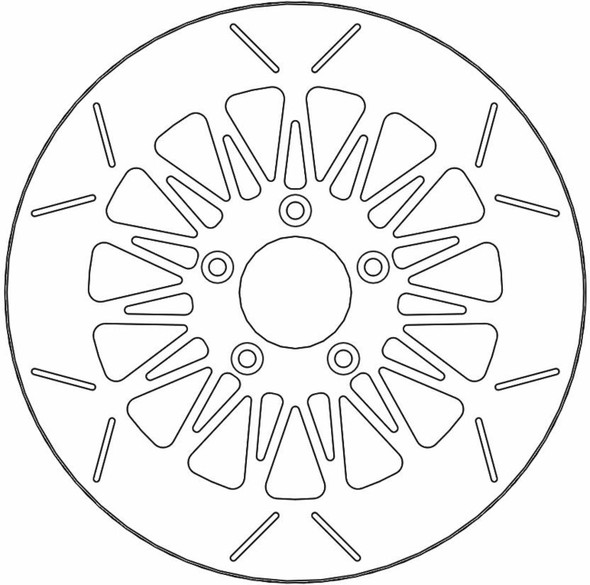  MOTO-MASTER Brake Rotor - Front Right/Front Left - Rialto 110635-PU 
