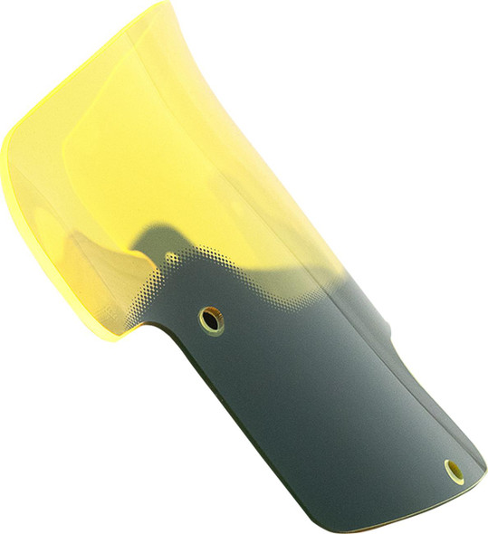  KLOCK WERKS Kolor Flare* Windshield - 8" - Yellow - Indian KWW-04-0620 