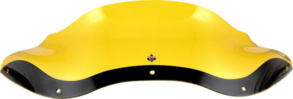  KLOCK WERKS Kolor Flare* Windshield - 8" - Yellow - FLTR KWW-01-0690 