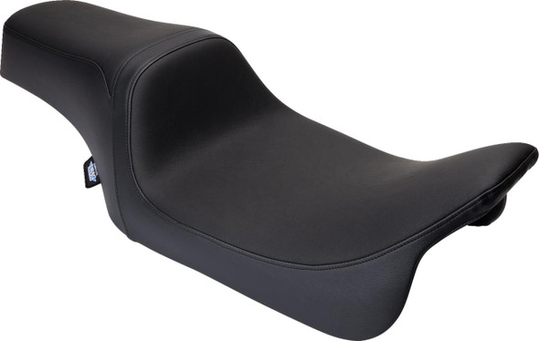  DRAG SPECIALTIES Predator 1Up Seat - Vinyl - Black - Smooth - FLH '08-'23 0801-1480 