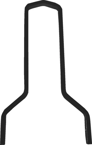  DRAG SPECIALTIES Square Sissy Bar - Tall - Black - 11" W X08-0044GBT 