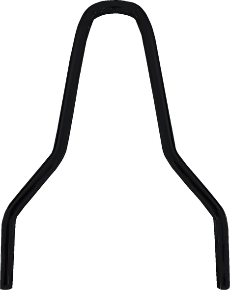 DRAG SPECIALTIES Round Sissy Bar - Black - 9.88"H X08-0043GBR