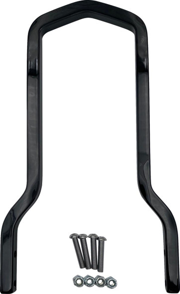 DRAG SPECIALTIES Square Sissy Bar - Short - Black - 7.5" W X08-0041GBS 