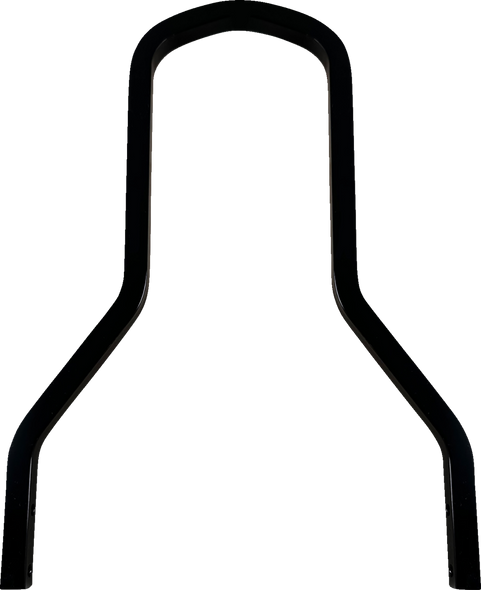 DRAG SPECIALTIES Square Sissy Bar - Black - 10.14" H x 8.75" W X08-0040GBS