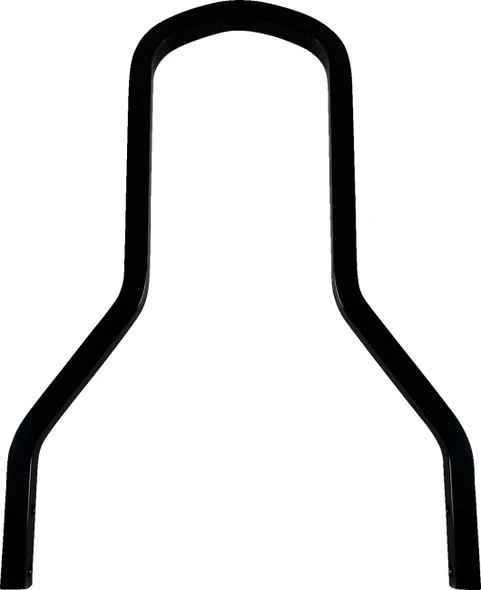  DRAG SPECIALTIES Square Sissy Bar - Black - 10.14" H x 8.75" W X08-0040GBS 
