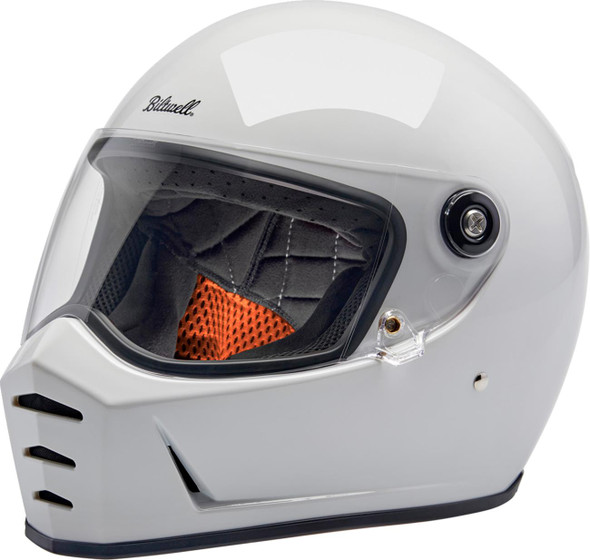  BILTWELL Lane Splitter Helmet - Gloss White - Large 1004-104-504 