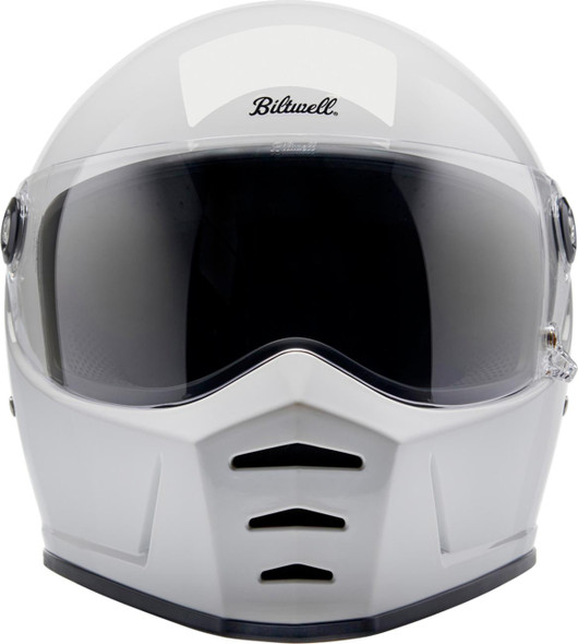  BILTWELL Lane Splitter Helmet - Gloss White - Small 1004-104-502 