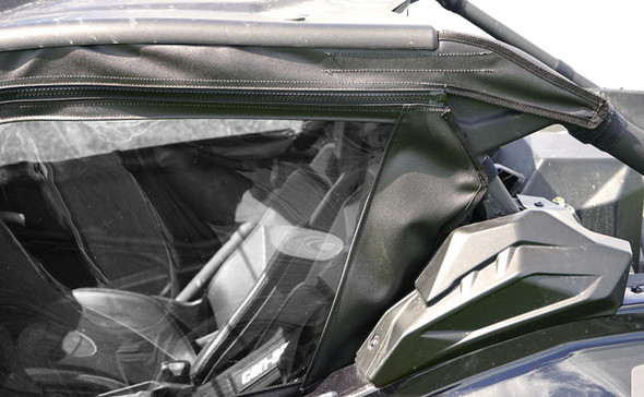  SEIZMIK Soft Full Doors - Rear Window - Black - Can-Am X3 51-20993 