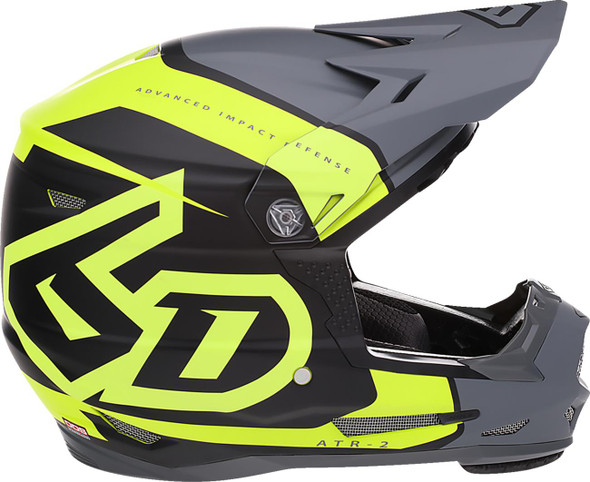  6D HELMETS ATR-2Y Helmet - Torque - Neon Yellow - Large 11-6522 