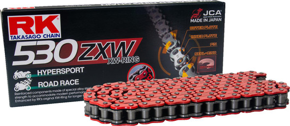 RK 530 ZXW - Drive Chain - 120 Links - Red RR530ZXW-120 