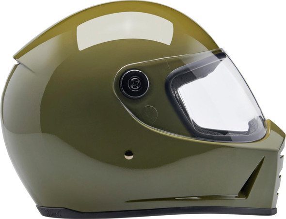  BILTWELL Lane Splitter Helmet - Gloss Olive Green - Large 1004-154-504 