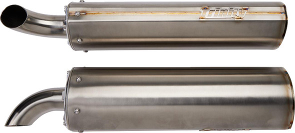  TRINITY RACING Stainless Steel Slip-On Mufflers TR-4160S-SS 
