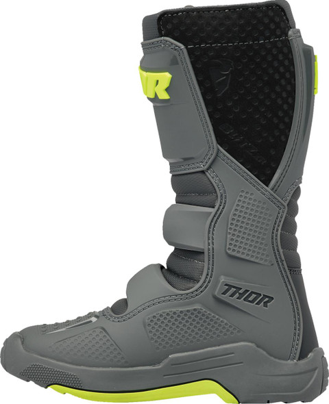  THOR Youth Blitz XR Boots - Gray/Charcoal - Size 1 3411-0738 