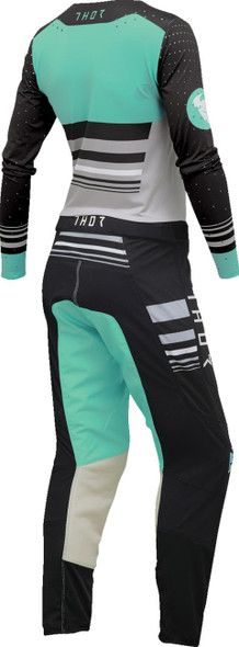  THOR Women's Prime Blaze Jersey - Black/Mint - Small 2911-0279 