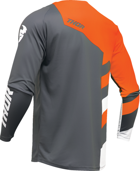 THOR Sector Checker Jersey - Charcoal/Orange - XL 2910-7590