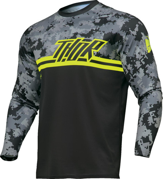  THOR Sector DIGI Jersey - Black/Camo - Large 2910-7568 
