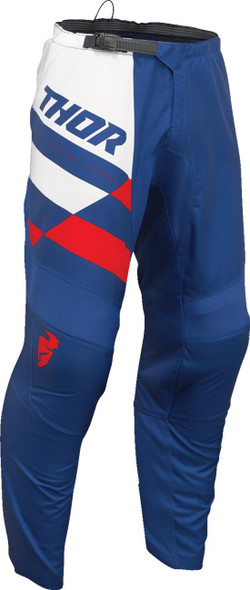  THOR Youth Sector Checker Pants - Navy/Red - US 28 2903-2444 