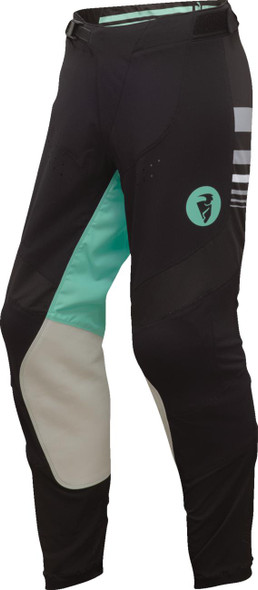  THOR Women's Prime Blaze Pants - Black/Mint - 9/10 2902-0353 