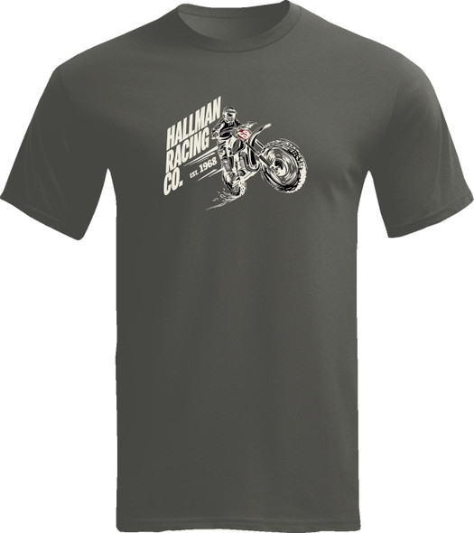  THOR Hallman Roostin T-Shirt - Charcoal - Medium 3030-23512 