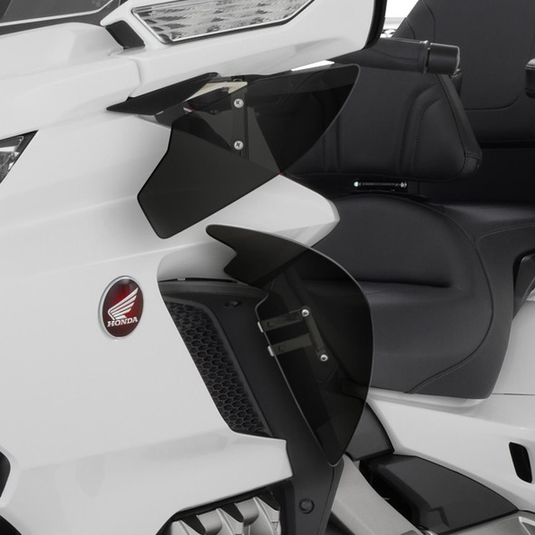  SHOW CHROME Upper Wind Deflectors - GL 1800 52-933UBK 