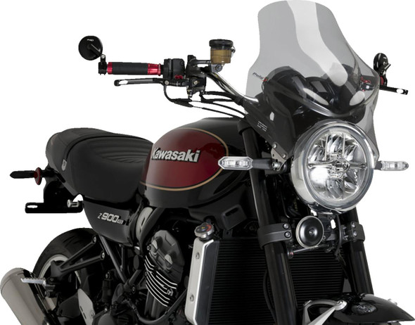  PUIG HI-TECH PARTS Top Windshield - Smoke - Z900RS 21352H 