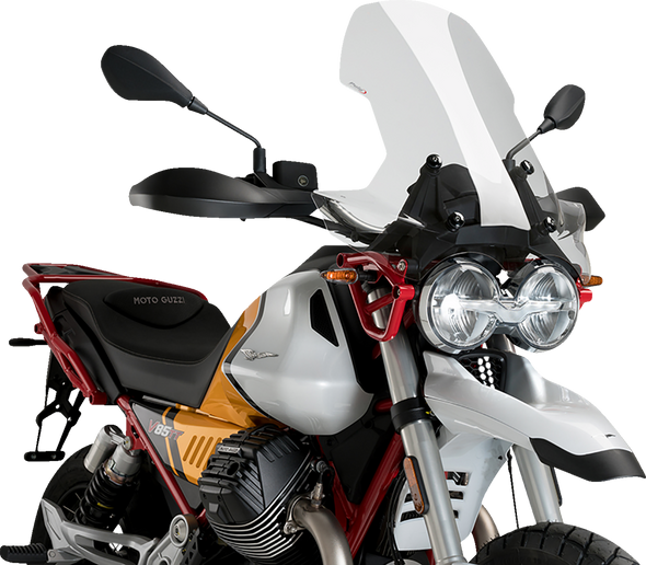 PUIG HI-TECH PARTS Touring Windscreen - 18-3/4" - Clear - Moto Guzzi 21176W