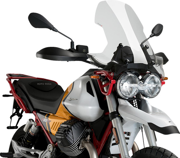  PUIG HI-TECH PARTS Touring Windscreen - 18-3/4" - Clear - Moto Guzzi 21176W 