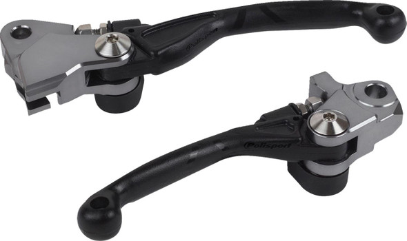  POLISPORT Pivot Unbreakable Lever Set - Black 8487200020 