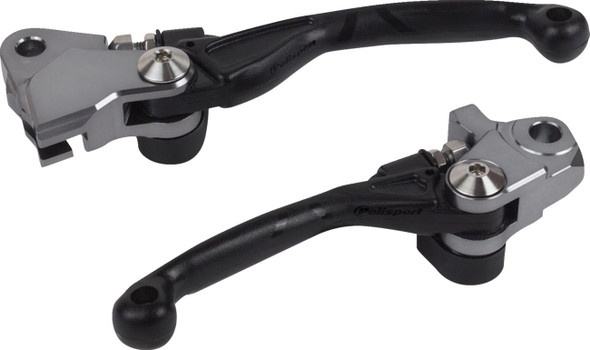  POLISPORT Pivot Unbreakable Lever Set - Black 8487200007 
