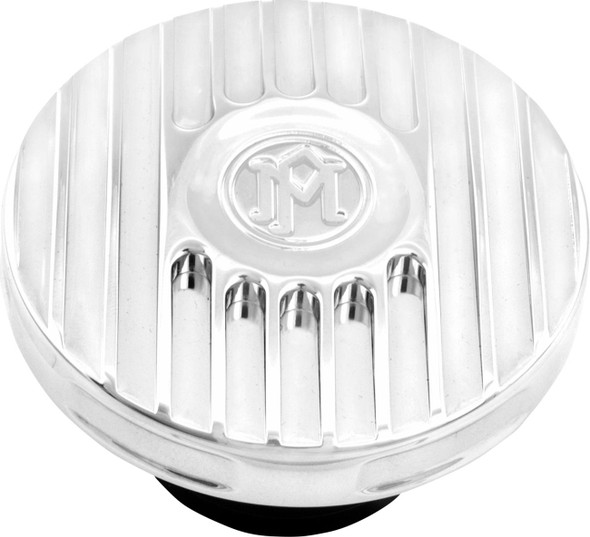 PERFORMANCE MACHINE (PM) Gas Cap - Grill - Chrome 0210-2071GRL-CH 