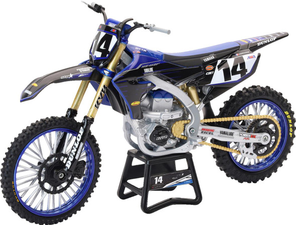  NEW RAY TOYS Yamaha Factory Race Team Bike - Dylan Ferrandis - 1:12 Scale - Blue/Black 58333 