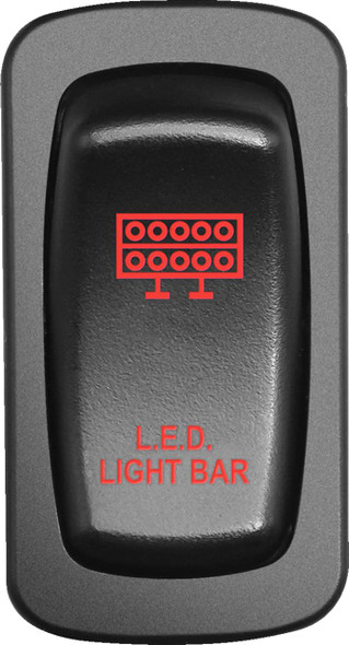  MOOSE UTILITY Switch - Light Bar - Red LLB-CAR-R 