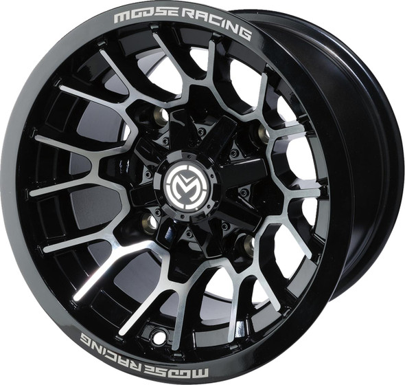  MOOSE UTILITY Wheel - 24X - Front/Rear - Black - 15x7 - 4/110 - 5+2 24157110GBMF54 