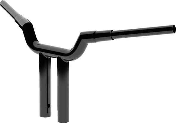  LA CHOPPERS Handlebar - Valley - T-Bar - 12" - Black LA-7344-12B 