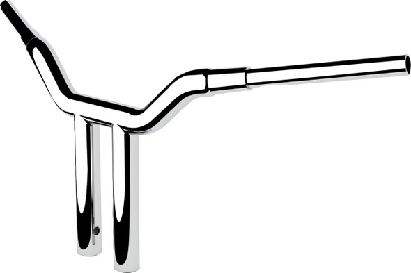  LA CHOPPERS Handlebar - One-Piece Kagefighter - 12" x 1-1/2" - Chrome LA-7343-12 
