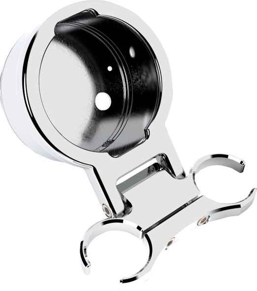  LA CHOPPERS T-Bar Gauge Mount - Single - Chrome - 1.00" Diameter LA-7398-01C 