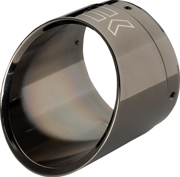 KHROME WERKS Khrome Werks 4.5" Eclipse Edge End Cap Tip 201719P 